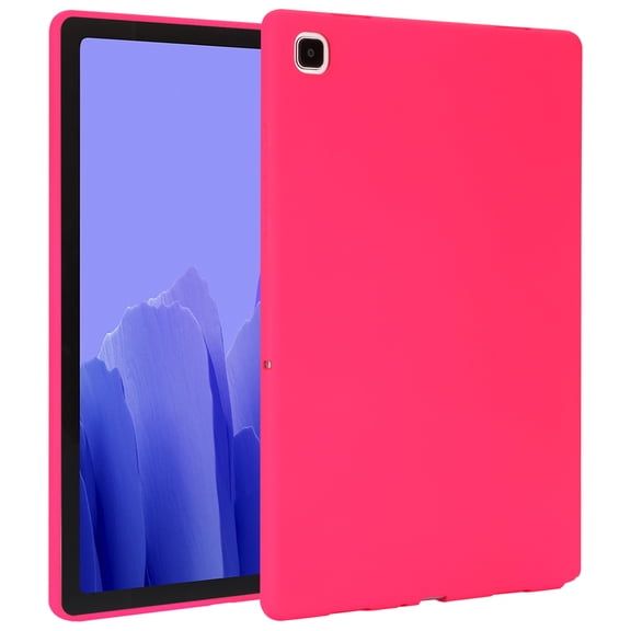 ELEHOLD Silicone Case For Samsung Galaxy Tab A9 Heavy Duty Shockproof Cover, Slim&Lightweight, Soft Skin-Friendly, Anti-Scratch Protective Tablet Cover, Rose