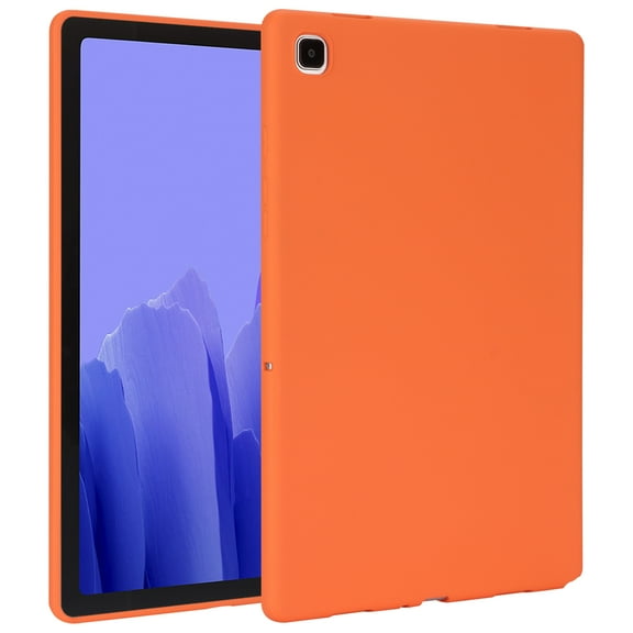 ELEHOLD Silicone Case For Tab A 8.0 (2019) T290 / T295 Heavy Duty Shockproof Cover, Slim&Lightweight, Soft Skin-Friendly, Anti-Scratch Protective Tablet Cover, Orange
