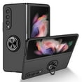 thumbnail image 1 of ELEHOLD Slim Case for Samsung Galaxy Z Fold 4 Rugged Case with Metal Ring Holder Kickstand Magnetic Shockproof Durable Case For Samsung Galaxy Z fold 4,Black, 1 of 8