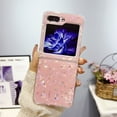 thumbnail image 1 of ELEHOLD Slim Case for Samsung Galaxy Z Flip 5,Glitter Case Slim Lightweight TPU Shell Shockproof Protective Cover for Samsung Galaxy Z Flip5,Pink, 1 of 6
