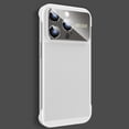 thumbnail image 1 of ELEHOLD Slim Case for iPhone 14 Case Frameless Design Heat Dissipation Honeycomb Full Camera Lens Protection Slim Lightweight Case Cover,white, 1 of 7