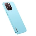 thumbnail image 1 of ELEHOLD Slim Frosted Case Compatible with iPhone 14 Pro Max Aluminum Metal Frame Cover All inclusive Lens Anti-Scratch Shockproof Case 6.7 inch,  Blue, 1 of 9