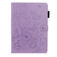 thumbnail image 1 of ELEHOLD Slim Leather Case for iPad 10th Gen 10.9" 2022, Embossed Butterflies Pattern with Card Slots Kickstand Multi-Functional Folio Shockproof Case,Purple, 1 of 6