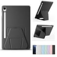 thumbnail image 1 of ELEHOLD Slim Tablet Case for Samsung Galaxy Tab S10+ / S9 FE+ / S9+ , Foldable Stand Magnetic Pen Slot Shockproof Lightweight Soft Silicone Back Shell Cover ,Black, 1 of 7
