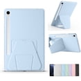 thumbnail image 1 of ELEHOLD Slim Tablet Case for Samsung Galaxy Tab S10+ / S9 FE+ / S9+ , Foldable Stand Magnetic Pen Slot Shockproof Lightweight Soft Silicone Back Shell Cover ,Blue, 1 of 7