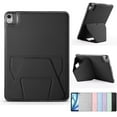 thumbnail image 1 of ELEHOLD Slim Tablet Case for iPad Mini 7th(A17 Pro) 2024/ 6th Generation, Foldable Stand Magnetic Shockproof Lightweight Soft Silicone Back Shell Cover for iPad Mini 7th 6th Generation, Black, 1 of 7