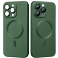 thumbnail image 1 of ELEHOLD Soft Shockproof Case for iPhone 15 Pro 6.1",Camera Lens Protector MagSafe Compatible Anti-Fingerprint Anti-Scratch Protective Shell iPhone 15 Pro Silicone Cover,Green, 1 of 5
