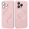 thumbnail image 1 of ELEHOLD Soft Shockproof Case for iPhone 15 Pro Max 6.7",Camera Lens Protector MagSafe Compatible Anti-Fingerprint Anti-Scratch Protective Shell iPhone 15 Pro Max Silicone Cover,Pink, 1 of 1