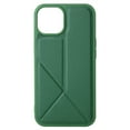thumbnail image 1 of ELEHOLD Stand Case for iPhone 13 Pro,Leather Case with TPU Shockproof Bumper Foldable Kickstand Slim Lightweight Protective Case,Green, 1 of 8