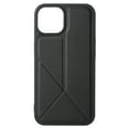 thumbnail image 1 of ELEHOLD Stand Case for iPhone 14 Pro Max,Leather Case with TPU Shockproof Bumper Foldable Kickstand Slim Lightweight Protective Case,Black, 1 of 8