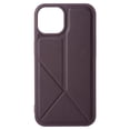 thumbnail image 1 of ELEHOLD Stand Case for iPhone 14 Pro Max,Leather Case with TPU Shockproof Bumper Foldable Kickstand Slim Lightweight Protective Case,Purple, 1 of 8