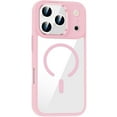thumbnail image 1 of ELEHOLD Transparent Magnetic Case For iPhone 17 Pro , Shockproof Magnetic Rugged Mag-Safe Compatible Slim Lightweight Clear Protection Case, Darkpink, 1 of 7