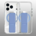 thumbnail image 1 of ELEHOLD Transparent Phone Case For iPhone 17 Pro Max, Slim Wrist Strap Invisible Kickstand Mag-Safe Magnetic Charging Drop Protection Shockproof Clear Phoen Case ,Blue, 1 of 8