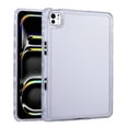 thumbnail image 1 of ELEHOLD Transparent iPad Case - TPU + PC, Front Bumper + Back Cover For Apple iPad Air 13 (2025/2024) with Pencil Slot & Screen Protector --Clear, 1 of 8