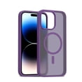 thumbnail image 1 of ELEHOLD Ultra-Thin Magnetic Case For iPhone 11, Shockproof TPU Frame Hard PC Back Matte Anti-Fingerprint Protective Magnetic Protective Case For iPhone 11,Darkpurple, 1 of 5