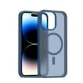 thumbnail image 1 of ELEHOLD Ultra-Thin Magnetic Case For iPhone 14, Shockproof TPU Frame Hard PC Back Matte Anti-Fingerprint Protective Magnetic Protective Case For iPhone 14,Darkblue, 1 of 5