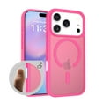 thumbnail image 1 of ELEHOLD Ultra-Thin Magnetic Case For iPhone 17 Pro, Shockproof TPU Frame Hard PC Back Matte Anti-Fingerprint Protective Magnetic Protective Case For iPhone 17 Pro,Rose, 1 of 6