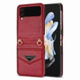 thumbnail image 1 of ELEHOLD Wallet Case Compatible with Galaxy Z Flip 3 6.7 inch,Adjustable Crossbody Lanyard Durable Card Slots Shockproof Protective Phone Cover,Red, 1 of 6