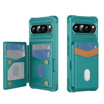 ELEHOLD Wallet Case for Google Pixel 10 Pro/ 10 with Card Holder, Shockproof Flip Kickstand Leather RFID Blocking Wallet Phone Cover for Google Pixel 10 Pro/ 10,Green