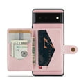 thumbnail image 1 of ELEHOLD Wallet Case for Google Pixel 7A ,Magnetic Removable Card Slots Slim Lightweight Full Body Protection Multi-Functional Wallet Case for Google Pixel 7a,Pink, 1 of 8