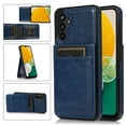 thumbnail image 1 of ELEHOLD Wallet Case for Samsung Galaxy A14 5G Credit Card Slots Premium Leather Magnetic Buckle Vertical & Horizontal Kickstand Function Shockproof Flip Wallet Cover,Darkblue, 1 of 7