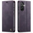 thumbnail image 1 of ELEHOLD Wallet Case for Samsung Galaxy A26 5G, Shockproof Faux Leather Flip Kickstand RFID Blocking Shockproof Card Cash Slots Wallet Case for Samsung Galaxy A26 5G,Purple, 1 of 12