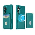 thumbnail image 1 of ELEHOLD Wallet Case for Samsung Galaxy A35, 2-in-1 Magnetic Leather Phone Case with RFID Blocking Card Holder Detachable Wallet ,Strong Magnetic Wireless Charging Compatible ,Green, 1 of 8