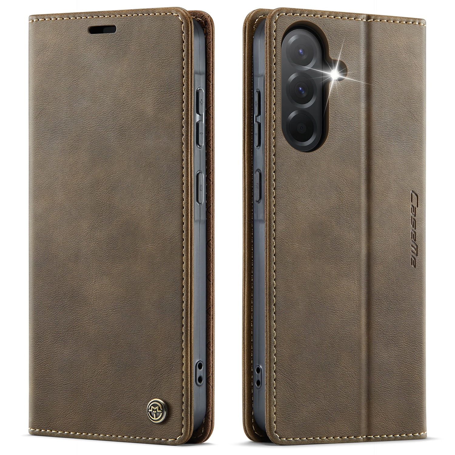 ELEHOLD Wallet Case for Samsung Galaxy A52, Shockproof Faux Leather