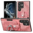 thumbnail image 1 of ELEHOLD Wallet Case for Samsung Galaxy S20 Ultra,with Card Holder 360° Rotation Ring Holder Stand Function Shockproof Anti-Scratch Protective Luxury Leather Purse Case,pink, 1 of 8
