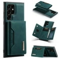 thumbnail image 1 of ELEHOLD Wallet Case for Samsung Galaxy S24 Ultra, Premium Vegan Leather Soft TPU Magnetic Detachable Card Holders Kickstand Function Shockproof Full Protection for Samsung S24 Ultra,
Green, 1 of 11
