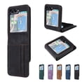 thumbnail image 1 of ELEHOLD Wallet Case for Samsung Galaxy Z Flip5(2023) 6.7" - Premium PU Leather Protective Case with Card Slots /Photo Pocket Holder Slim Lightweight Phone Case for Samsung Z Flip5, Black, 1 of 11