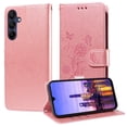 thumbnail image 1 of ELEHOLD Wallet Case for Samsung Galaxy A16 5G, Full Protection PU Leather Flip Case with Card Slots & Kickstand,Pink, 1 of 8