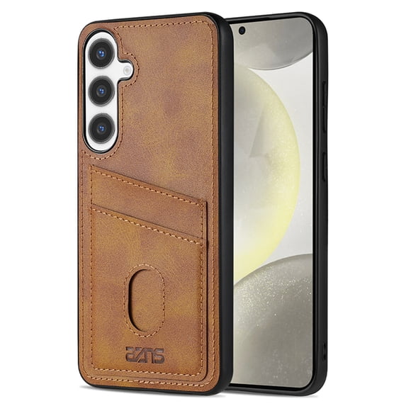 ELEHOLD Wallet Case for Samsung Galaxy S21 FE,Elegant Leather Case with 2 Card Slots, Slim and Stylish Design Cover for Samsung Galaxy S21 FE,Yellow