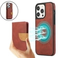 thumbnail image 1 of ELEHOLD Wallet Case for iPhone 12 Pro Max Synthetic Leather 2-in-1 Phone Case with Magnetic Detachable Flip Card Slot Magnetic Clasp Drop Protection Shockproof Full Protective Wallet Case,winered, 1 of 9