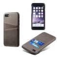 thumbnail image 1 of ELEHOLD Wallet Case for iPhone 8 Plus / iPhone 7 Plus with Credit Card Holder, Slim PU Leather Hard Card Pocket Back Cover Shockproof Protective Case 5.5 Inch,Gray, 1 of 1