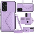 thumbnail image 1 of ELEHOLD Wallet Crossbody Case for Samsung Galaxy A14 5G Case with Flip Card Slots RFID Blocking Function Magnetic Closure Stand Detachable Crossbody Shoulder Strap for Women Girls,purple, 1 of 8
