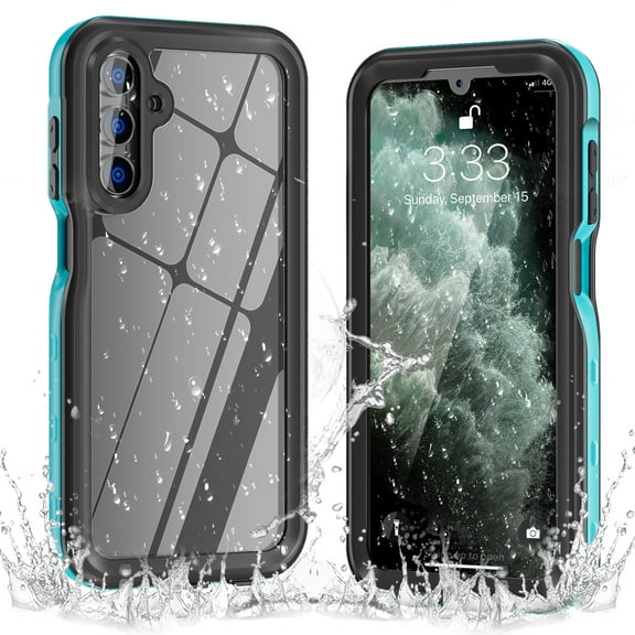 ELEHOLD Waterproof Rugged Case for Samsung Galaxy A15 5G,IP68 Underwater Built-in Screen Protector Full-Body Protection Shockproof Dustproof Waterproof Scratch-Resistant Case for Samsung A15 5G,Blue