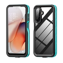 ELEHOLD Waterproof Rugged Case for Samsung Galaxy A17 5G,IP68 Underwater Built-in Screen Protector Full-Body Shockproof Dustproof Waterproof Case,Grassblue