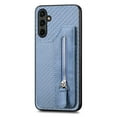thumbnail image 1 of ELEHOLD Zipper Wallet Case for Samsung Galaxy A34 5G,Flip Folio Card Slots Zipper Storage Kickstand Function Magnetic Closure Full Body Shockproof Protective Case,blue, 1 of 8