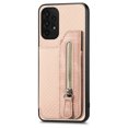 thumbnail image 1 of ELEHOLD Zipper Wallet Case for Samsung Galaxy A51 5G,Flip Folio Card Slots Zipper Storage Kickstand Function Magnetic Closure Full Body Shockproof Protective Case,khaki, 1 of 8