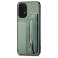 thumbnail image 1 of ELEHOLD Zipper Wallet Case for Samsung Galaxy A52 5G,Flip Folio Card Slots Zipper Storage Kickstand Function Magnetic Closure Full Body Shockproof Protective Case,green, 1 of 8