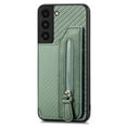 thumbnail image 1 of ELEHOLD Zipper Wallet Case for Samsung Galaxy S23 Plus,Flip Folio Card Slots Zipper Storage Kickstand Function Magnetic Closure Full Body Shockproof Protective Case,green, 1 of 1