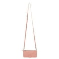 thumbnail image 1 of ELEHOLD Zipper Wallet Case for iPhone 12 Pro Max with PU Leather Crossbody Shoulder Strap Card Slots Kickstand Shockproof Magnetic Protective Case for iPhone 12 Pro Max 6.7 inch,Pink, 1 of 10