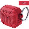 thumbnail image 1 of ELEHOLD for Airpods 4th Gen Case,Military Thin Fit Rugged Sport Hard Full Protective Shockproof Case with Keychain for Airpods 4th Gen,Red, 1 of 8
