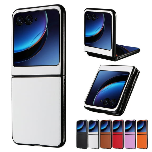 ELEHOLD for Motorola Razr 40 Ultra Case Cover, Slim Lightweight Shockproof Non-Slip Case for Motorola Razr 40 Ultra,White