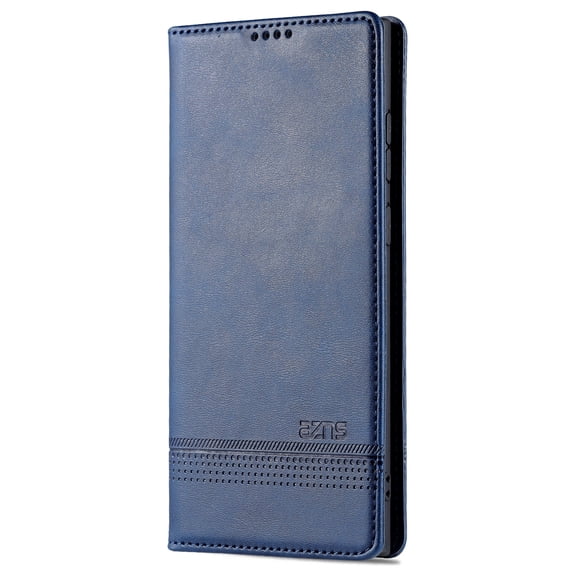 ELEHOLD for Samsung Galaxy S23 Plus Flip Leather Wallet Case with Card Slots Kickstand Function Shockproof Protective Cover,for Samsung S23+,Blue