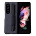 thumbnail image 1 of ELEHOLD for Samsung Galaxy Z Fold 4 Luxury Case Cloth Texture Pen Slot Shockproof Anti-Fingerprint Protective Case for Galaxy Z Fold 4,Black, 1 of 8
