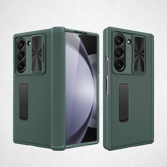 ELEHOLD for Samsung Galaxy Z Fold 6 Phone Case with Kickstand, Full Body Protection Case for Galaxy Z Fold 6,Green