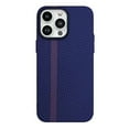 thumbnail image 1 of ELEHOLD for iPhone 12 Case Carbon Fiber Texture Slim Fit Lightweight Hard PC Back Shockproof Anti-Scratch Protective Cover for iPhone 12,navyblue, 1 of 7
