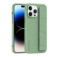 thumbnail image 1 of ELEHOLD for iPhone 13 Pro Case, Hybrid TPU Bumper PC Back with Leather Texture Shockproof Rugged Case with Wristlet Band for iPhone 13 Pro,Green, 1 of 7